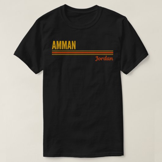 アンマン・ヨルダン Tシャツ (デザイン正面)