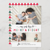 アンメリードブライト3フォトコラージュホリデーカード シーズンカード (正面/裏面)