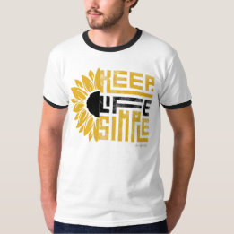 アンモアパレルUSA保ライフシンプルメンズリンガー Tシャツ