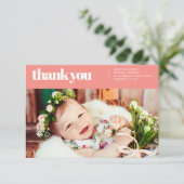 アンモダンド写真洗シンプル礼 サンキューカード (スタンド正面)