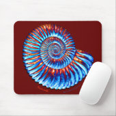 アンモナイトの化石 マウスパッド (マウス)