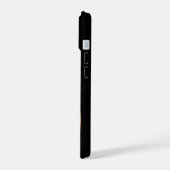 アンモナイトの化石 iPhone 15ケース (左側面)