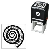 アンモナイト化石 – スパイラルシーシェル セルフインキングスタンプ (インサイチュ)