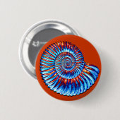 アンモナイト化石 缶バッジ (正面&裏面)