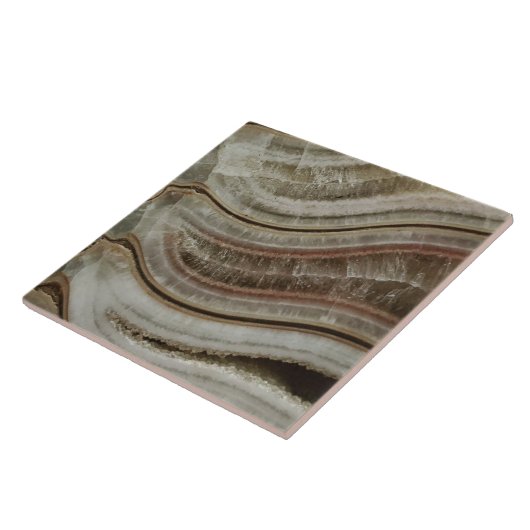 アンモナイト方解石 タイル (側面)