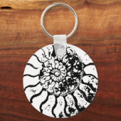 アンモナイト キーホルダー (正面)