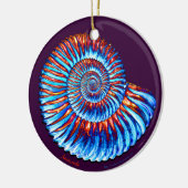 アンモナイト セラミックオーナメント (左)