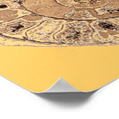 アンモナイト（化石）ポスター ポスター (角)