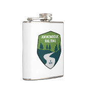 アンモノオスクレイルトレイルトレイルニューハンプシャー フラスク (右)