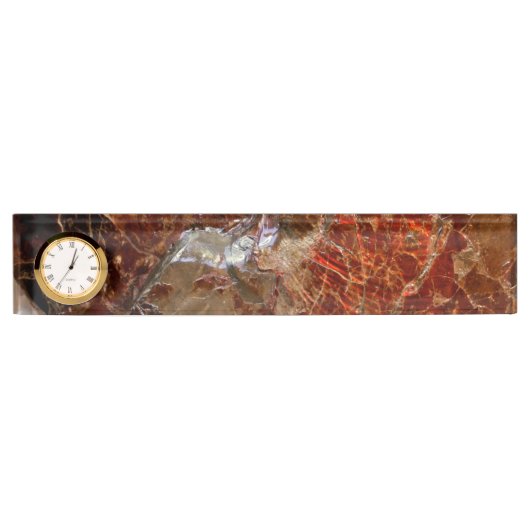 アンモライト デスクネームプレート (正面)