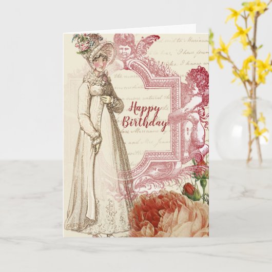 アンリエッタハッピーバースデー カード (黄色い花)