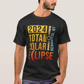 アンリエッタ太陽のニューヨーク皆既食2024 Tシャツ