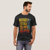アンリエッタ太陽のニューヨーク皆既食2024 Tシャツ (正面フル)