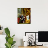 アンリエッタ・マリアとチャールズ1世バイヴァン・ダイク ポスター (ホームオフィス)