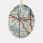 アンリエッタTXヴィンテージマップ セラミックオーナメント (右)
