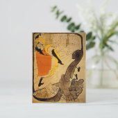 アンリデトゥールーズラウトレックベルエポックヴィンテージアート ポストカード (スタンド正面)