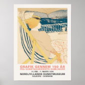 アンリデトゥールーズロートレックアートプリントレトロ展 ポスター (正面)