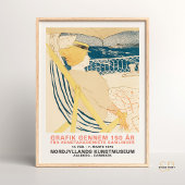 アンリデトゥールーズロートレックアートプリントレトロ展 ポスター