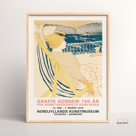 アンリデトゥールーズロートレックアートプリントレトロ展 ポスター