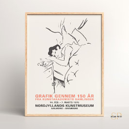 アンリデトゥールーズロートレックアートプリント絵を描ヴィンテージ ポスター