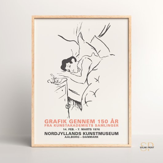 アンリデトゥールーズロートレックアートプリント絵を描ヴィンテージ ポスター