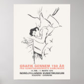 アンリデトゥールーズロートレックアートプリント絵を描ヴィンテージ ポスター (正面)