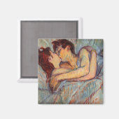 アンリデトゥールーズロートレックインベッドザキス マグネット (正面/裏面)