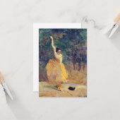 アンリデトゥールーズロートレックザダンスペインのサー カード (正面/裏面インサイチュ)