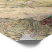 アンリデトゥールーズロートレックザハングオーバー(スザンヌ) ポスター (角)