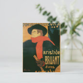 アンリデトゥールーズロートレック |アンバサダー: Aristide ポストカード (スタンド正面)