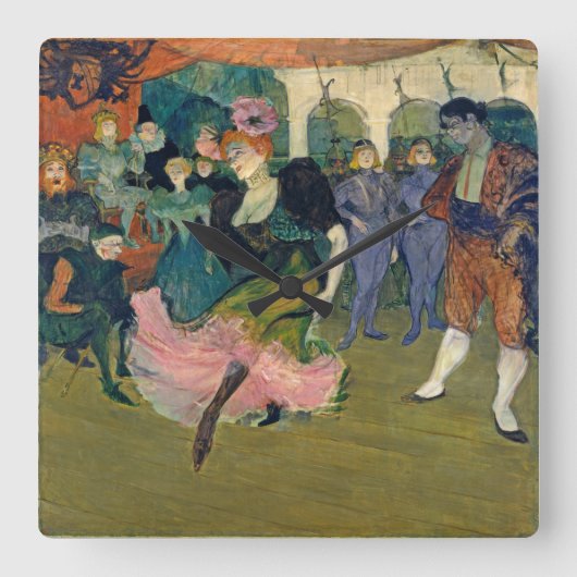 アンリデトゥールーズロートレック |マゼランの航海 スクエア壁時計 (正面)