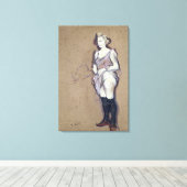 アンリデトゥールーズロートレック |健康診断 キャンバスプリント (インサイチュ (ウッドフロア))