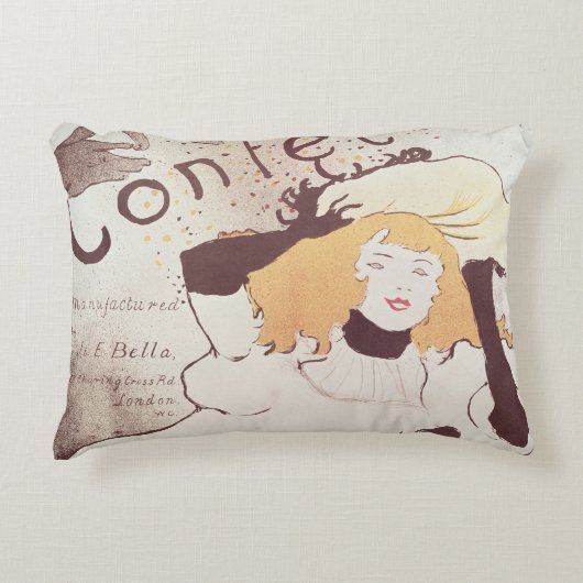 アンリデトゥールーズロートレック |紙吹雪, 1893 アクセントクッション (正面)