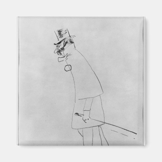 アンリデトゥールーズロートレック | Aハウスドクター マグネット (正面)