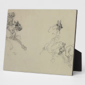 アンリデトゥールーズロートレック | Etude Chevaux (rect) フォトプラーク (側面)