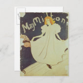 アンリデトゥールーズロートレック | May Milton，フランス ポストカード (正面/裏面)