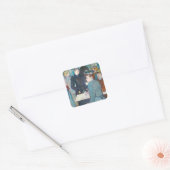 アンリデトゥールーズロートレック | Moulin de la Galette スクエアシール (封筒)