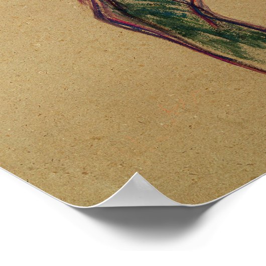 アンリデトゥールーズロートレック | Sを引き上げる女性 ポスター (角)