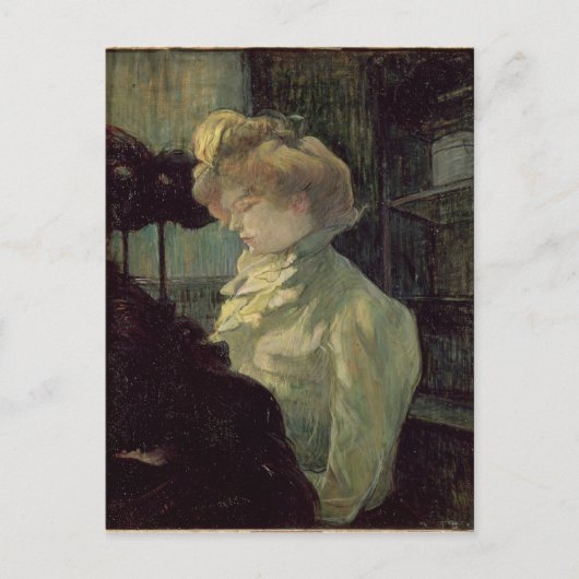 アンリデトゥールーズロートレック | The Milliner, 1900 ポストカード (正面)