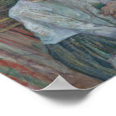 アンリデトゥールーズ – ロートレックアットザカフェラミエ ポスター (角)