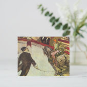 アンリトゥールーズロートレックザサーカス ポストカード (スタンド正面)