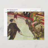 アンリトゥールーズロートレックザサーカス ポストカード (正面/裏面)