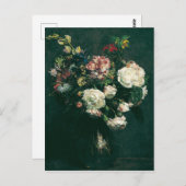 アンリファンタンラトゥールヴィンテージ花瓶 ポストカード (正面/裏面)