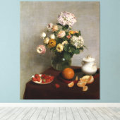 アンリファンタン – ラトゥールヴィンテージの花と果実 キャンバスプリント (インサイチュ (ウッドフロア))