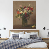アンリファンタン – ラトゥールヴィンテージの花Normandyから キャンバスプリント (インサイチュ (寝室))