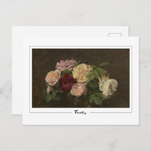 アンリファンタン – ラトゥール#374 -ファインアートはがき ポストカード (正面/裏面)