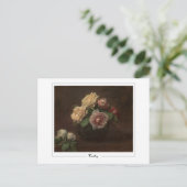 アンリファンタン – ラトゥール#485 -ファインアートはがき ポストカード (スタンド正面)