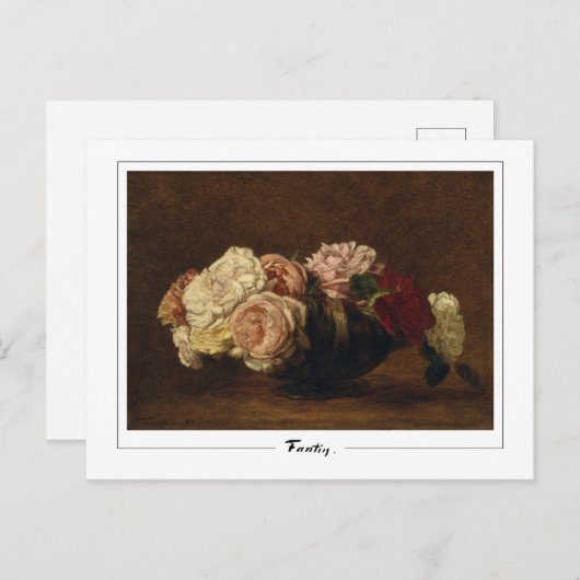 アンリファンタン – ラトゥール#92 -ファインアートはがき ポストカード (正面/裏面)