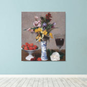 アンリファンティンラトゥールヴィンテージザ婚約ブーケ キャンバスプリント (インサイチュ (ウッドフロア))