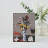 アンリファンティンラトゥールヴィンテージザ婚約ブーケ ポストカード (スタンド正面)